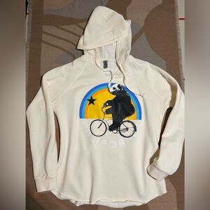 EUC California Bear hoodie, M